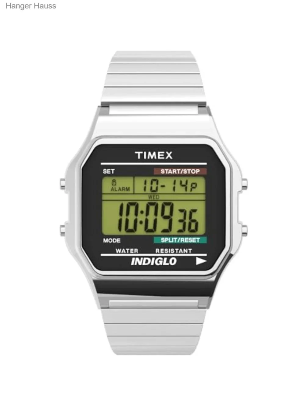 Men's Digital Watch with Chronograph and Indiglo Light Up Dial
